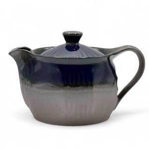 Japanese Ruri Blue Banko-yaki Kyusu 萬古焼 - Teiera giapponese