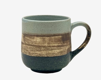 Japanese Handcrafted Sephia Gray Mug- Japanese Tea Mug - Inoue Tea