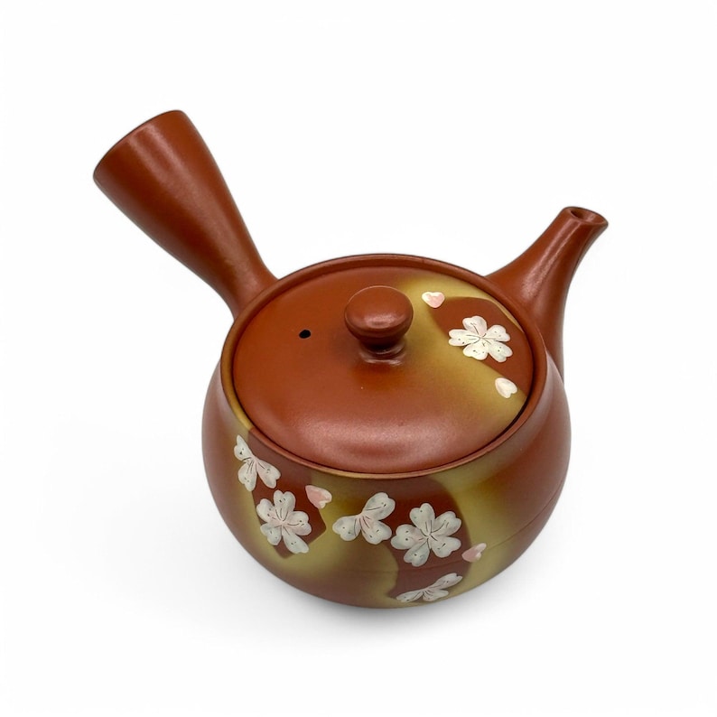 Inoue Tea Fusensaku Sakura no Hana Tokoname-yaki Kyusu - Thumbnail 3