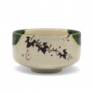 Japanese Oribe Forest Green Oribe-yaki Handcrafted Matcha Chawan 織部焼 - Japanese Matcha Bowl