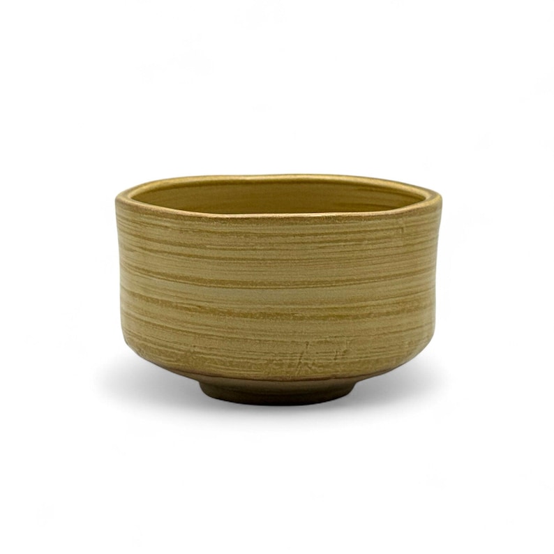 Inoue Tea Kizeto Brush Chawan - Thumbnail 3