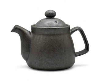 Japanische Teekanne Kuro Nunome Matte Black Mino-yaki Kyusu !!