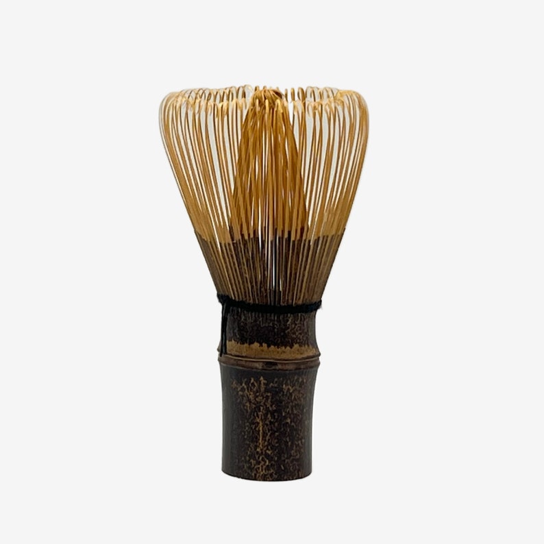 Rikyu Black Bamboo Matcha Whisk by Takeseido Japanese Chasen Japanese