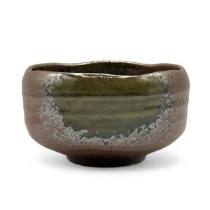 Japanese Nanban Brown Mino-yaki Handcrafted Matcha Chawan 美濃焼 - Japanese Matcha Bowl