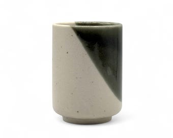 Japonés Shiro Midori Blanco Shigaraki-yaki Yunomi hecho a mano 信楽焼 - Taza de té japonesa