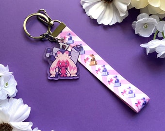 Hammer Gremlin Acrylic Charm with Lanyard