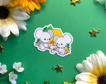 Camping Mouse Stickers