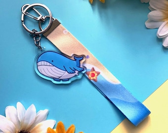 Seaside Acrylic Charm with Lanyard