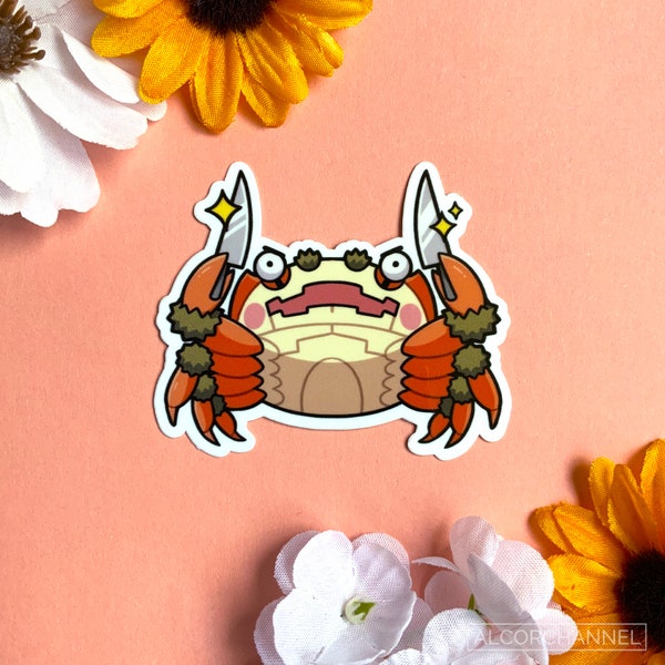 Pokemon Klawf 'Stabby Crabby' Sticker