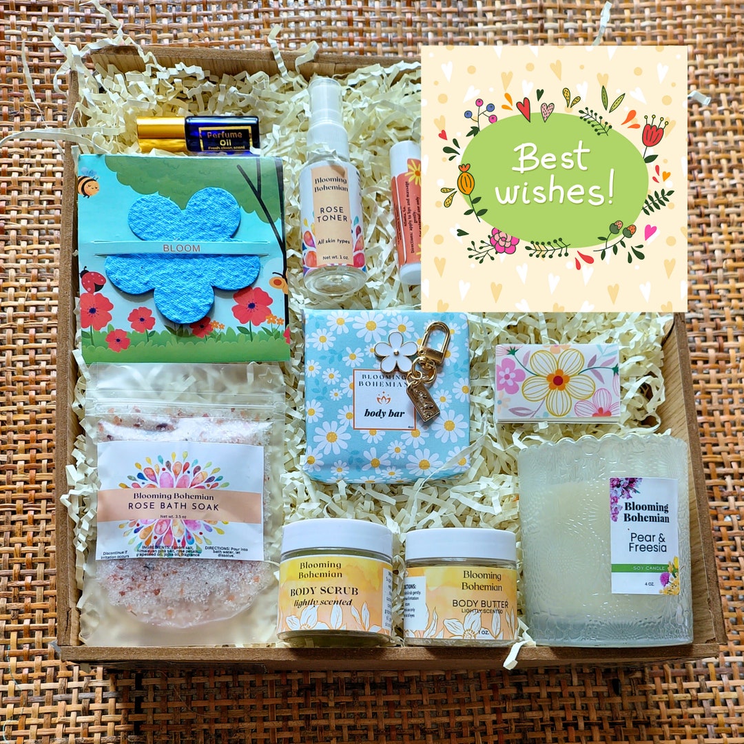 Relaxation Gift Box, Spa Box for Mom Gift, Spa Gift Box, Gift Set, Care ...