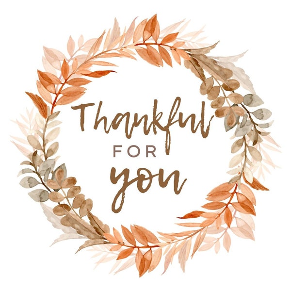 Thankful for you photo/print/label/placecards. Thanksgiving. thanksgiving table decor. Place cards. Fall decor. Gift.