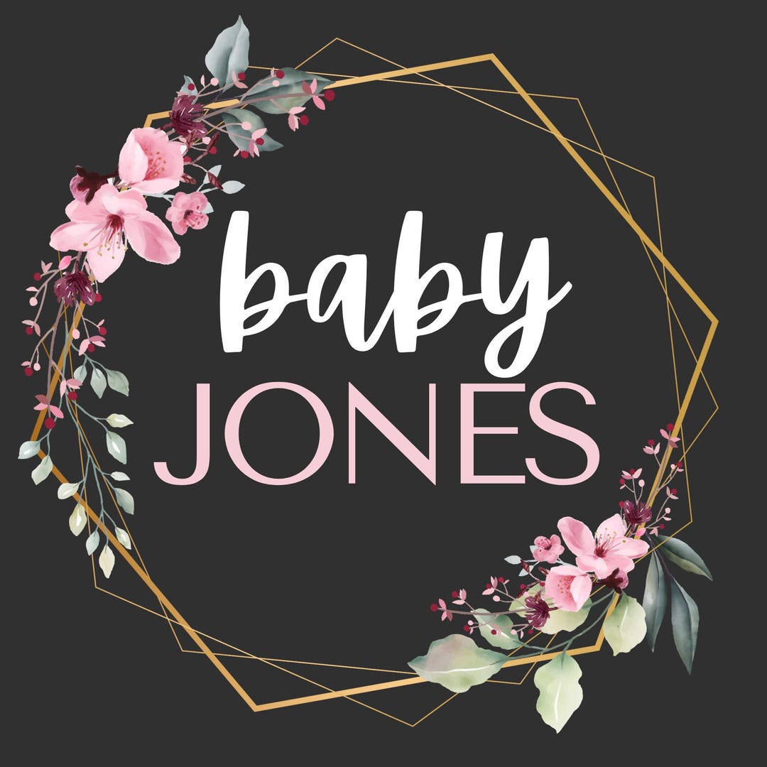 Personalized Baby Sign Bundle. Instant Download Baby Decor. Baby Reveal ...