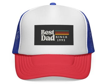 Best Dad Trucker Cap | Vintage Style Hat for Fathers Day, Birthday Gift, Dads Who Love Fashion, Casual Wear, Outdoor Activities
