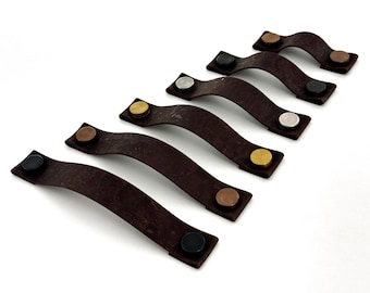 Dunkelbraune Korkgriffe: Leder Alternative Griffe