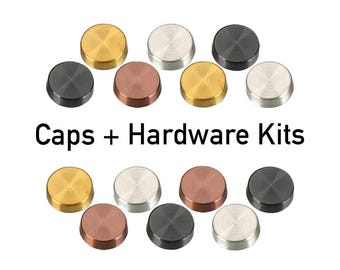 Griff-Hardware-Kit: Ersatzkappen, Unterlegscheiben, Schrauben