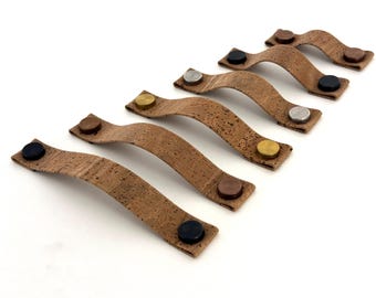 Hellbraune Korkgriffe: Leder Alternative Griffe