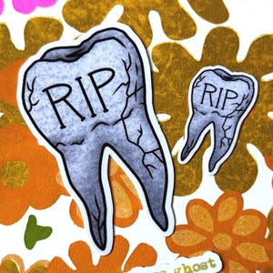 Toter Zahn Vinyl Sticker