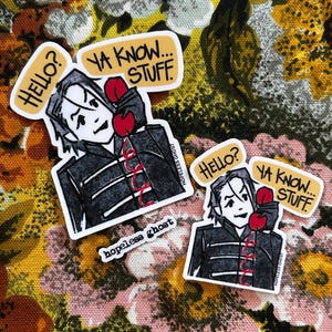 Gerard telephone vinyl sticker MCR the black parade