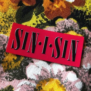 SIN I SIN MCR vinyl sticker