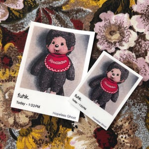 Monchhichiero Frank iero vinyl sticker MCR