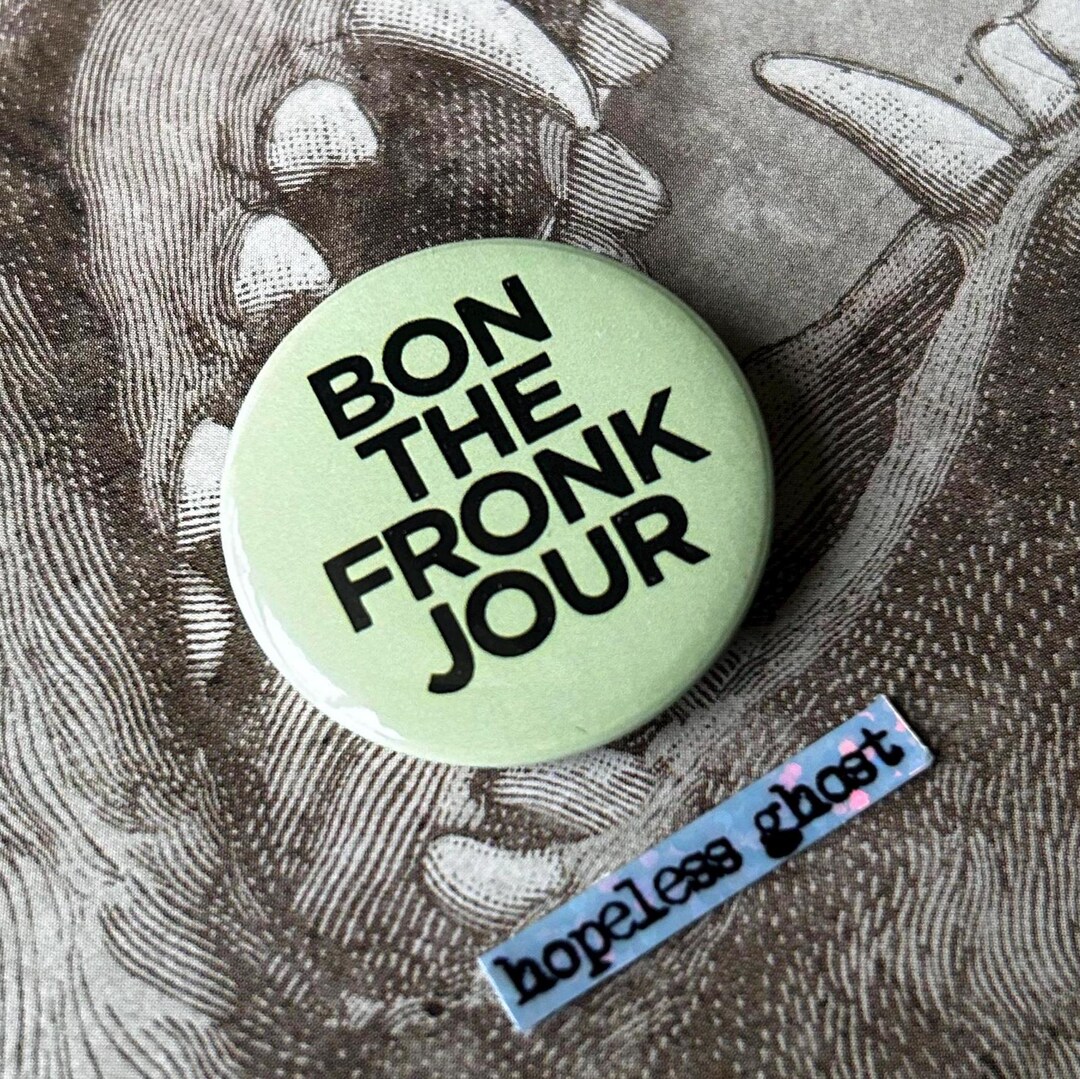 Bon the Fronk Jour Frank Iero MCR Button Pin - Etsy