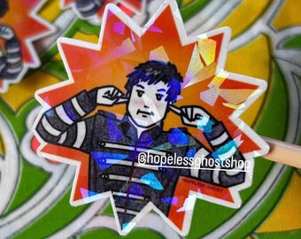 Frankie Ears STICKER long live the black parade MCR