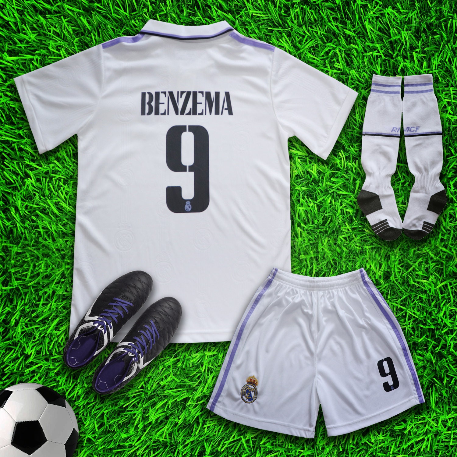 2023 New Paris Ajax Real Madrid No. 9 Benzema Jersey Football Jersey Adult  Sportswear Children Clothing T Shirt Polyester Apparel - China T-Shirt and  Dress price