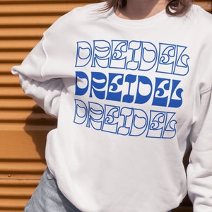Chanukah DREIDEL Sweatshirt Jewish