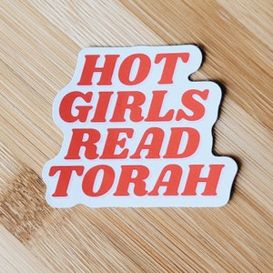 HOT GIRLS Read TORAH | Jewish Girl Die-cut Stickers Gift For Her