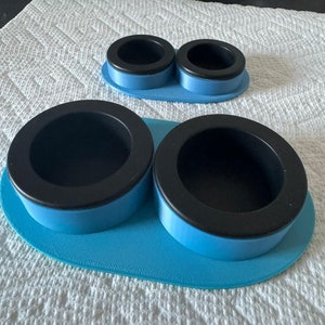 Large gecko double feeder