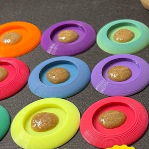 Gecko Feeding Bowls: 40-count Dishes