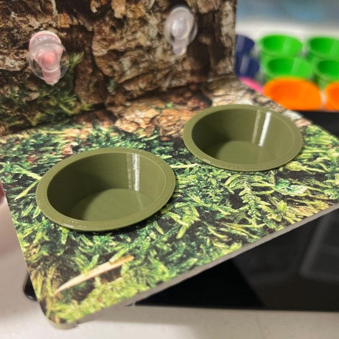 Half Ounce Crested Gecko/gecko Food Cup Etsy