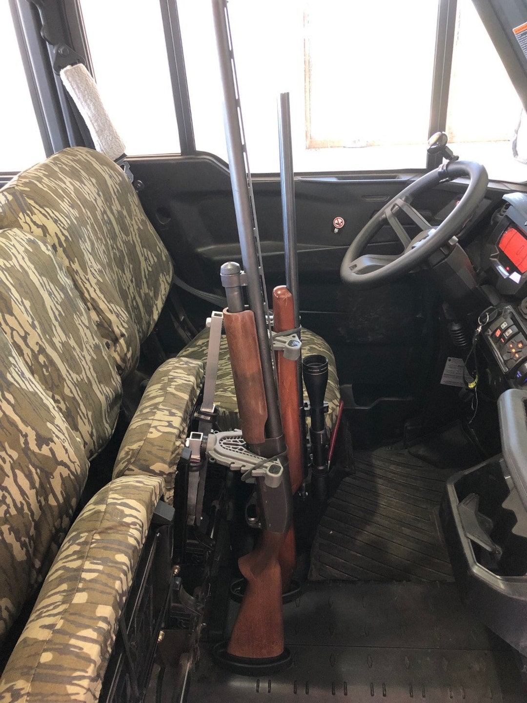 Can Am Defender Extendable Middle Seat Gun Rack / Mount Etsy New Zealand