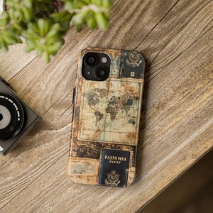 Passport Collage Tough Phone Cases, Rugged Phone Covers, Protective Phone Accessories, Traveler Phone Cases, Adventure Phone Protectors,
