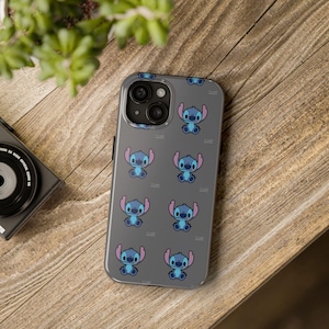 Stitch Phone Case, Cute Phone Cover, Disney Lilo and Stitch, Protective Case, Hard Phone Shell, Gift for Disney Fan