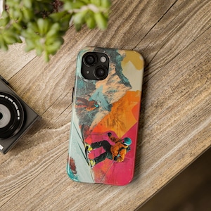 Skiing Phone Cases, Skiier Gifts, Snow Sports Accessories, Winter Sports Phone Covers, Mountain Lover Phone Cases