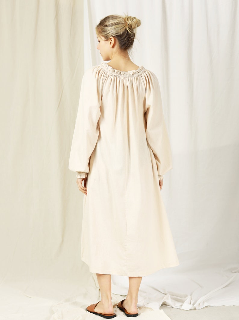 Linen nightgown , Women’s nightwear , Loose Dress , Oversize linen dress , Women summer dress , Plus size dress , Linen long dress , Linen maxi length , Boho linen dress , Linen beach dress , Linen sleep wear , Long night dress , Maxi nightgown