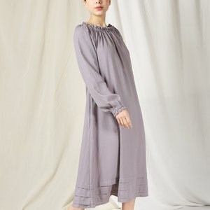 Oversized linen dress , Oversized dress, Linen nightgown , Women’s nightwear , Loose Dress , Bohemian dress , Boho dress , Boho linen dress , Women summer dress , Plus size dress , Linen long dress , Linen maxi length , Linen beach dress