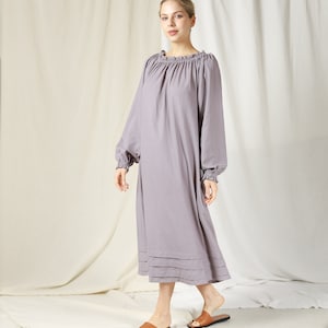 Oversized linen dress , Oversized dress, Linen nightgown , Women’s nightwear , Loose Dress , Bohemian dress , Boho dress , Boho linen dress , Women summer dress , Plus size dress , Linen long dress , Linen maxi length , Linen beach dress