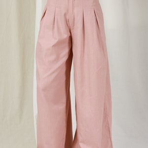 Wide linen trousers , Loose-leg trouser , High waist trousers , Linen pants , Handmade linen pants , Woman pants , Summer trousers  , Linen women clothing , Loose pants, Wide leg pants , Linen pocket pants , High waist pants , Women’s clothing