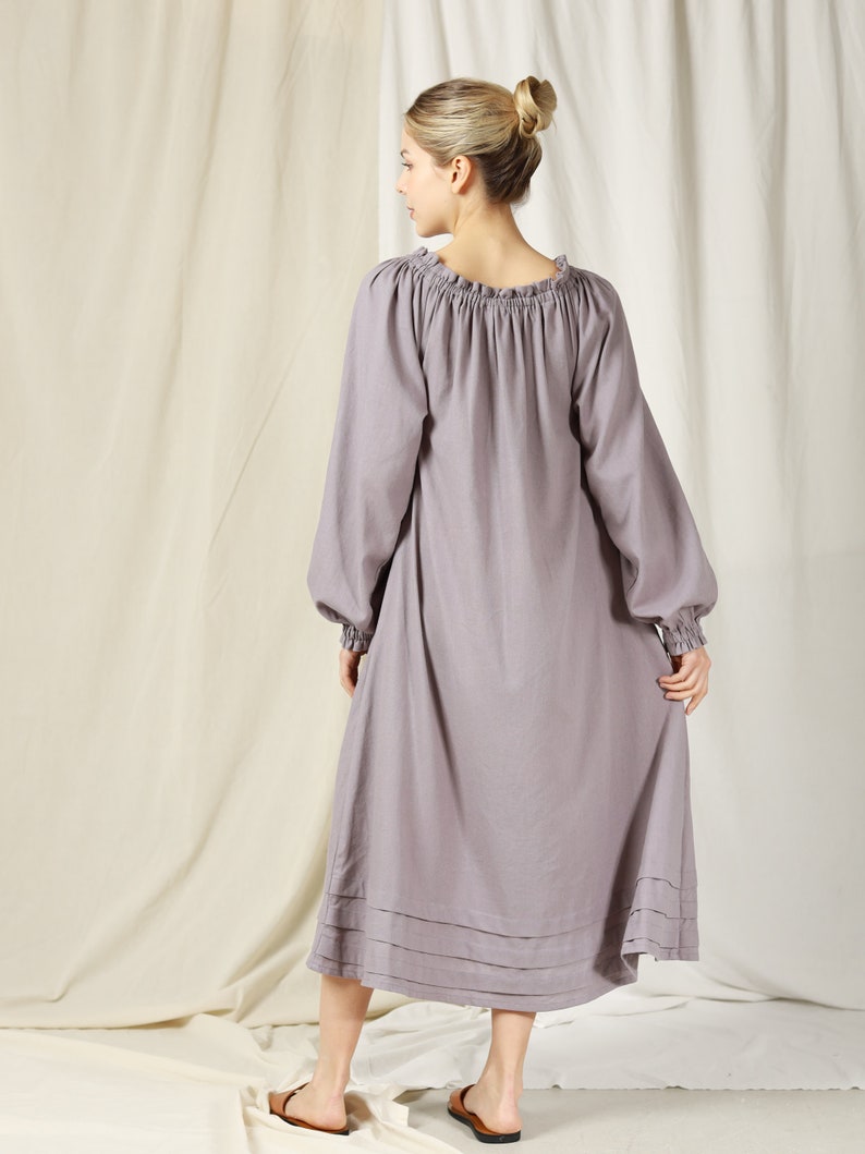 Oversized linen dress , Oversized dress, Linen nightgown , Women’s nightwear , Loose Dress , Bohemian dress , Boho dress , Boho linen dress , Women summer dress , Plus size dress , Linen long dress , Linen maxi length , Linen beach dress