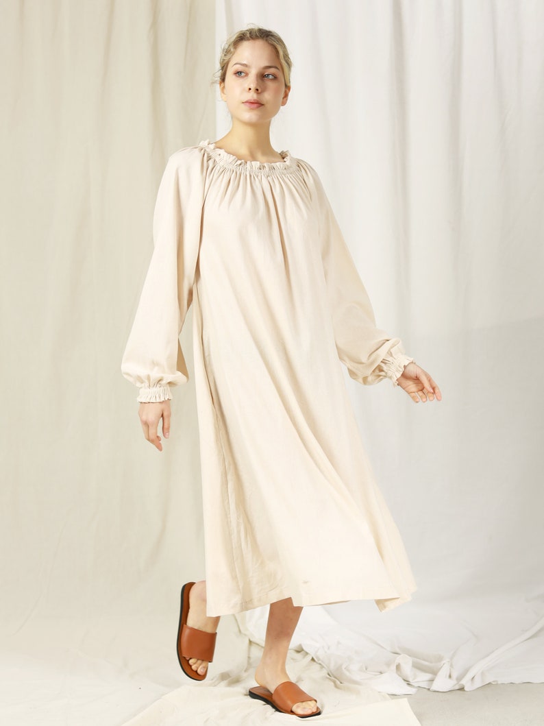 Linen nightgown , Women’s nightwear , Loose Dress , Oversize linen dress , Women summer dress , Plus size dress , Linen long dress , Linen maxi length , Boho linen dress , Linen beach dress , Linen sleep wear , Long night dress , Maxi nightgown