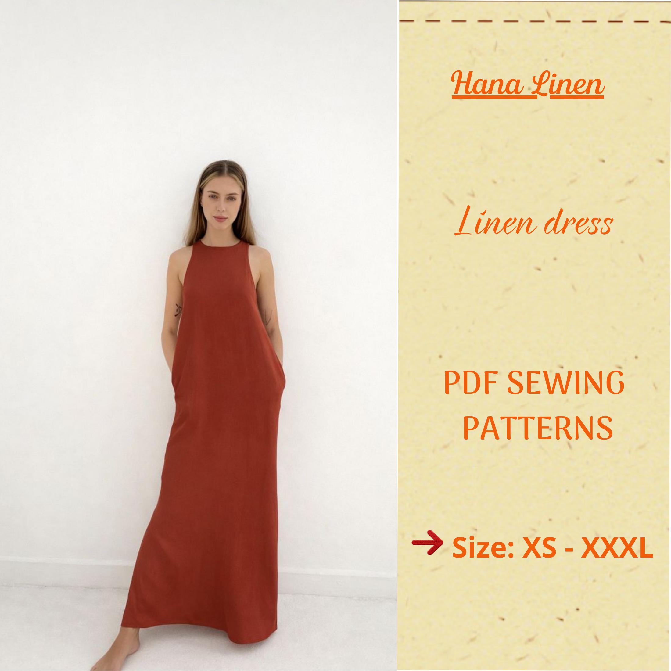 Long Linen Dress - Etsy