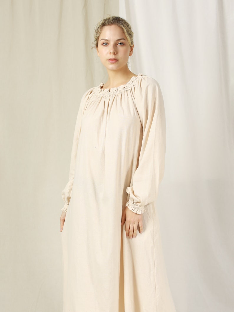 Linen nightgown , Women’s nightwear , Loose Dress , Oversize linen dress , Women summer dress , Plus size dress , Linen long dress , Linen maxi length , Boho linen dress , Linen beach dress , Linen sleep wear , Long night dress , Maxi nightgown
