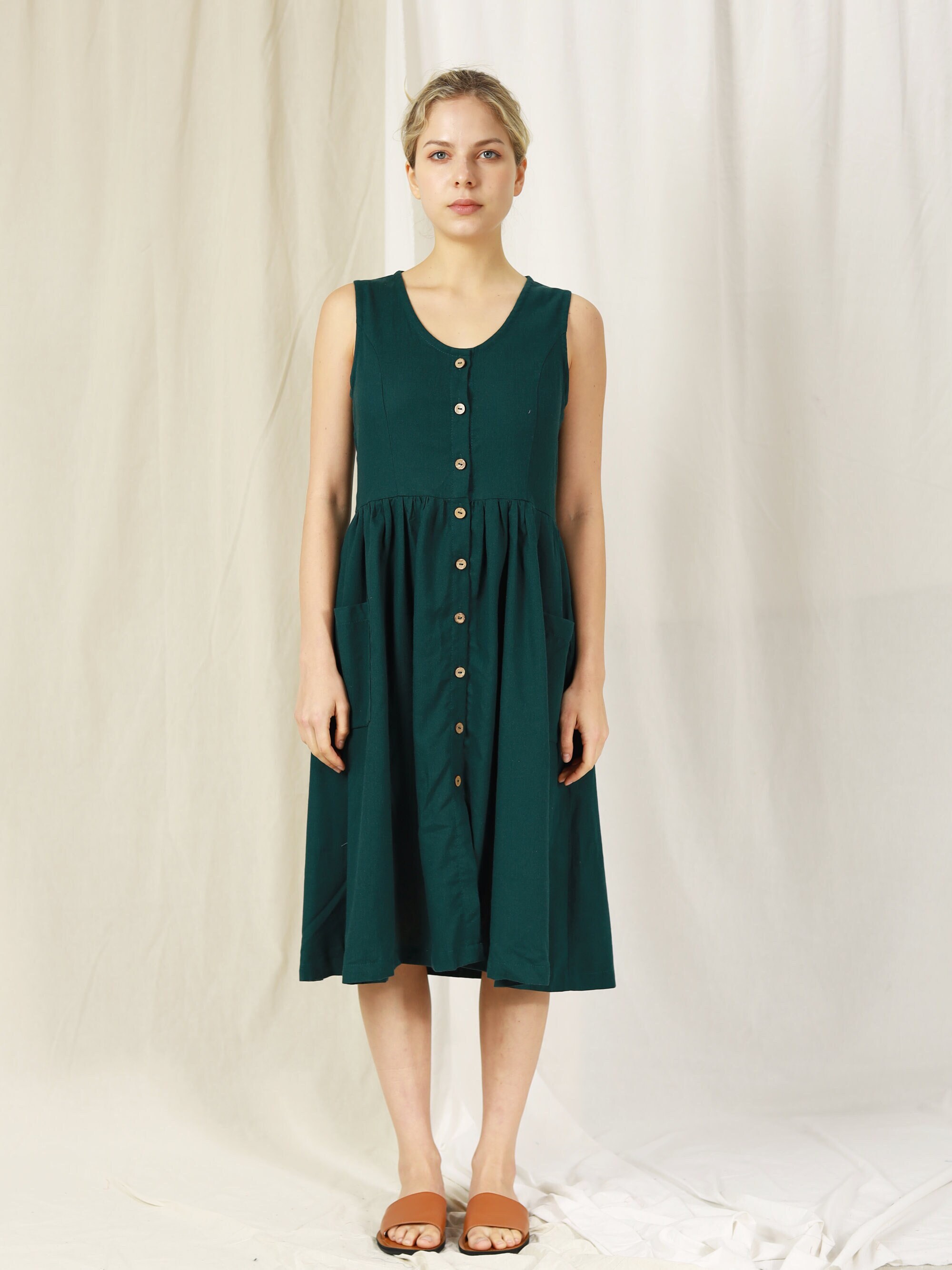 【PHASE EIGHT】Hannah Linen Dress ハンナ リネンドレス PHASE EIGHT Hannah Pleated Lace Dress in Mineral | endource