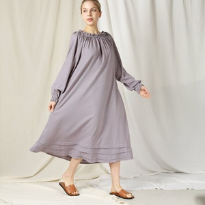 Oversized linen dress , Oversized dress, Linen nightgown , Women’s nightwear , Loose Dress , Bohemian dress , Boho dress , Boho linen dress , Women summer dress , Plus size dress , Linen long dress , Linen maxi length , Linen beach dress