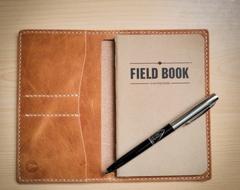 The Explorer - Handmade Horween Leather Passport / Field Notes Wallet