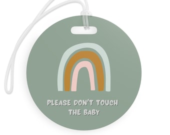 Please Don't Touch Baby Sign, Car Seat Sign, Baby Shower Gift for New Mom, Baby Car Seat Sign