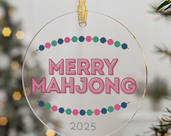 Regalo de Mahjong, Regalo de Mahj Squad, Regalo divertido de Mahj, Adorno de Mahjong, Regalo de Mah Jongg, Regalo de Mahjong personalizado, Regalo de fiesta de Mahjong, Mahj Squad