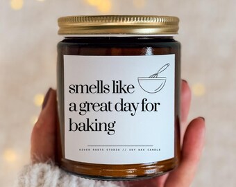 Baker Gift Bakery Gift Culinary Graduate Gift Baker Candle Sourdough Gift for Sister Mom Friend Gift for Chef Baking Gift For Grandma